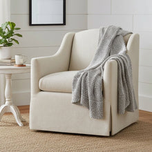 Load image into Gallery viewer, Luisa - Skirted Swivel Accent Chair
