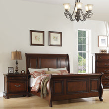 Load image into Gallery viewer, 3 Piece Bedroom Set, Bed With 2 Nightstands
