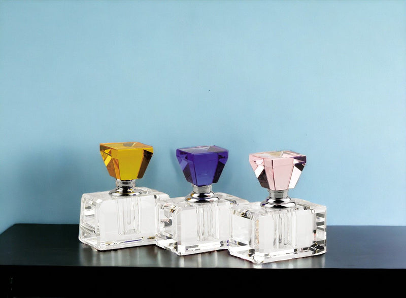 Decorative Bottle Tabletop Sculpture - Clear