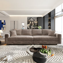 Load image into Gallery viewer, 4 Seat Sofa, Deep Seat Couches With Soft Pillows
