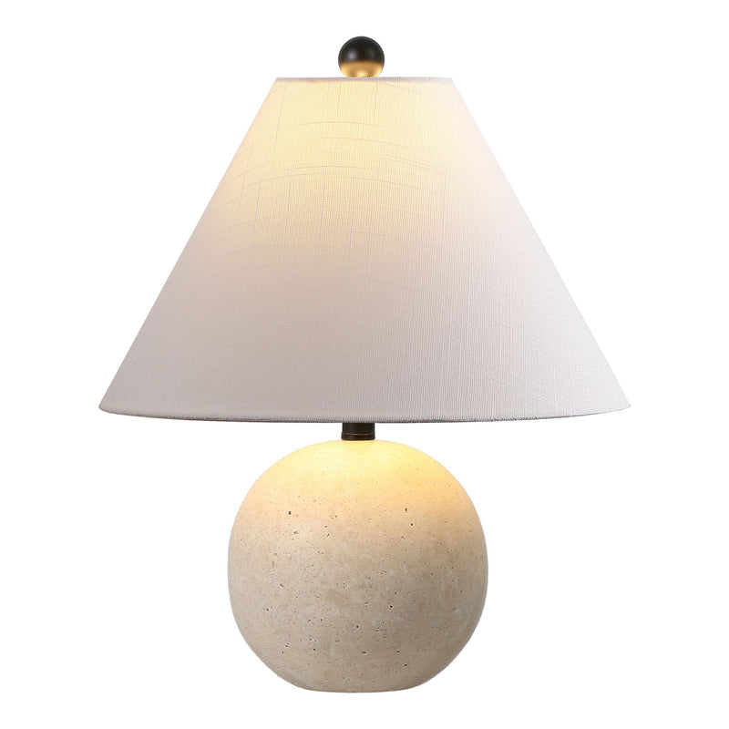 16" Novelty Table Lamp LED With Empire Shade - Beige