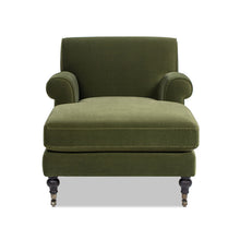 Load image into Gallery viewer, Alana Lawson - Chaise Lounge Chair - Olive Green
