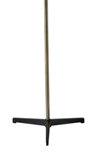 Load image into Gallery viewer, Three Arm Adjustable Floor Lamp In Brass Metal With Shades - Gray / Black And White
