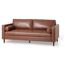 Load image into Gallery viewer, Modern Comfy 3 Seat Sofa With Wooden Legs, For Living Room And Study
