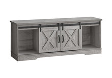 Load image into Gallery viewer, 59" Cabinet Enclosed Storage TV Stand - Gray
