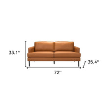 Load image into Gallery viewer, Polyester Sofa With Black Legs - Brown
