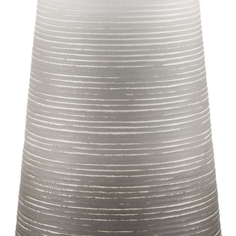 Ombre Table Vase (608333) - Gray / White