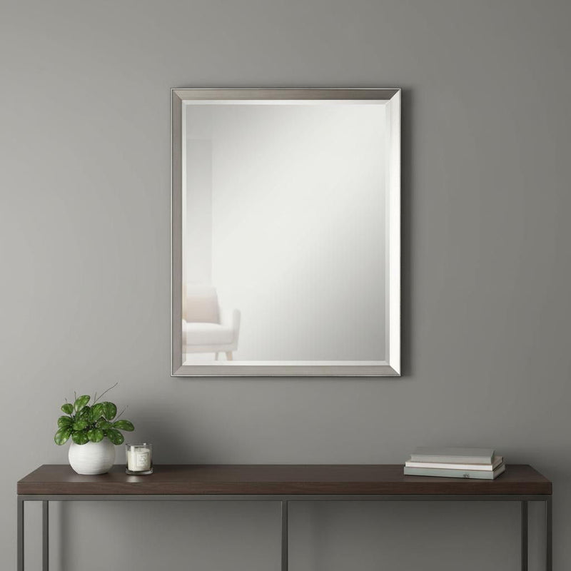 40" Framed Accent Mirror - Silver
