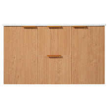 Load image into Gallery viewer, Modern Wall Mounted Bathroom Vanity, Soft Close Doors
