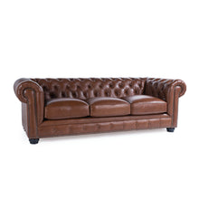 Load image into Gallery viewer, Traditional Tufted Chesterfield Nailhead Sofa
