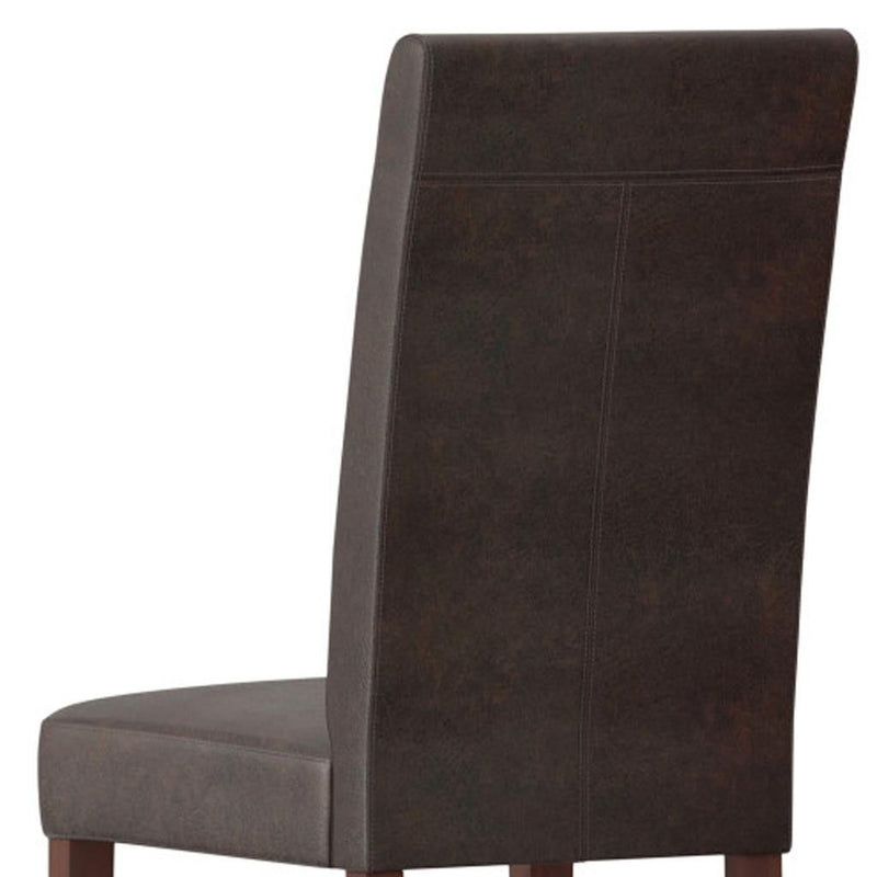 Dining Parsons Chairs Wooden (Set of 2) - Brown