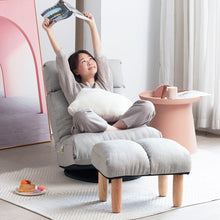 Load image into Gallery viewer, Adjustable Japanese Reclining Floor Chair Sofa With Metal Frame For Living Room
