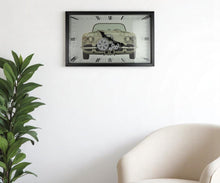 Load image into Gallery viewer, Silent Analog Exposed Gear Wall Clock - Black / Silver / White
