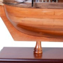 Load image into Gallery viewer, Hand Painted HMS Bounty 1787 Model Boat - Brown
