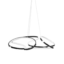 Load image into Gallery viewer, 32'' Metal LED Dimmable Chandelier - Silver
