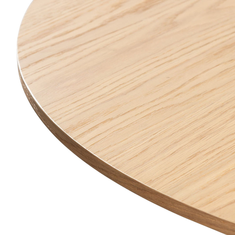 Unfinished Wood Rounded Bar Table - Light Brown
