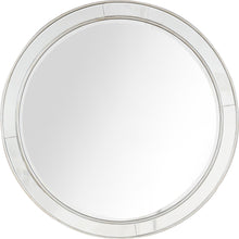 Load image into Gallery viewer, 36" Round Framed Accent Mirror - Silver

