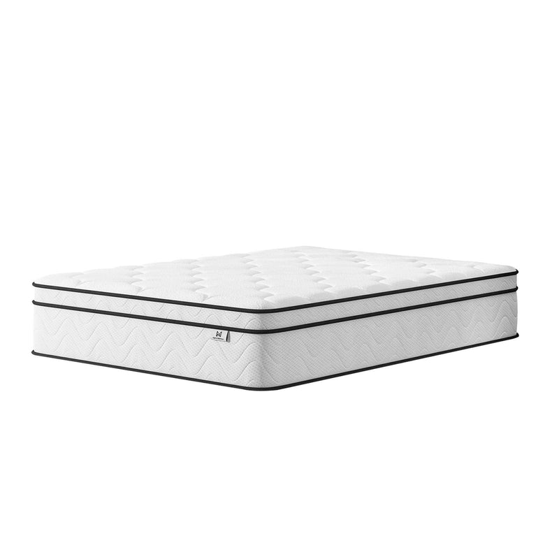 Gel Memory Foam Medium Chevron Hybrid Mattress (751387) - King