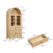 Load image into Gallery viewer, Retro Dome Cabinet With Large Storage Space
