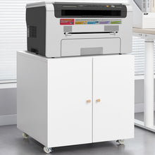 Load image into Gallery viewer, Office Furniture Copier Cabinet 2 Door Steel Copier Stand Mobile Pedestal File Printer Stand
