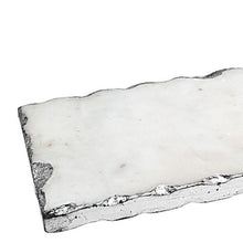 Load image into Gallery viewer, 18" Rectangular Marble Vanity Tray - White
