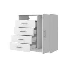 Load image into Gallery viewer, Four Drawer Combo Dresser - White

