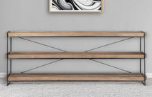 Load image into Gallery viewer, 80" x 16" x 30" Solid Wood Console Table - Brown
