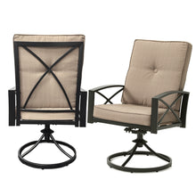 Load image into Gallery viewer, Outdoor Swivel Chairs, Patio Chair Rocker with Cushion (Set of 2)
