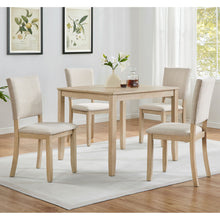 Load image into Gallery viewer, Modern 4 Person Dining Table Set With 4 Chairs
