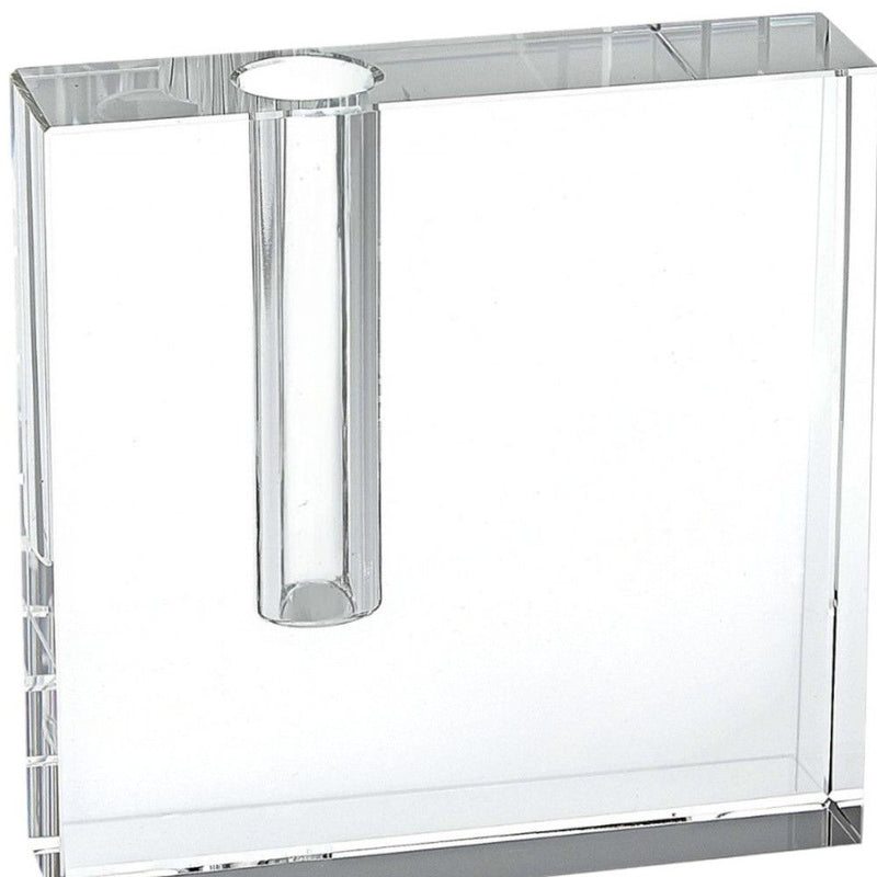 Square Free Bud Vase - Clear