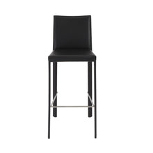 Load image into Gallery viewer, 21.1" x 17.3" x 41" Steel Low Back Bar Height Bar Chairs (Set of 2) - Black
