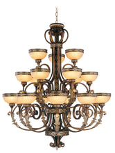 Load image into Gallery viewer, 53" Multi Light Dimmable Chandelier With Shades - Bronze
