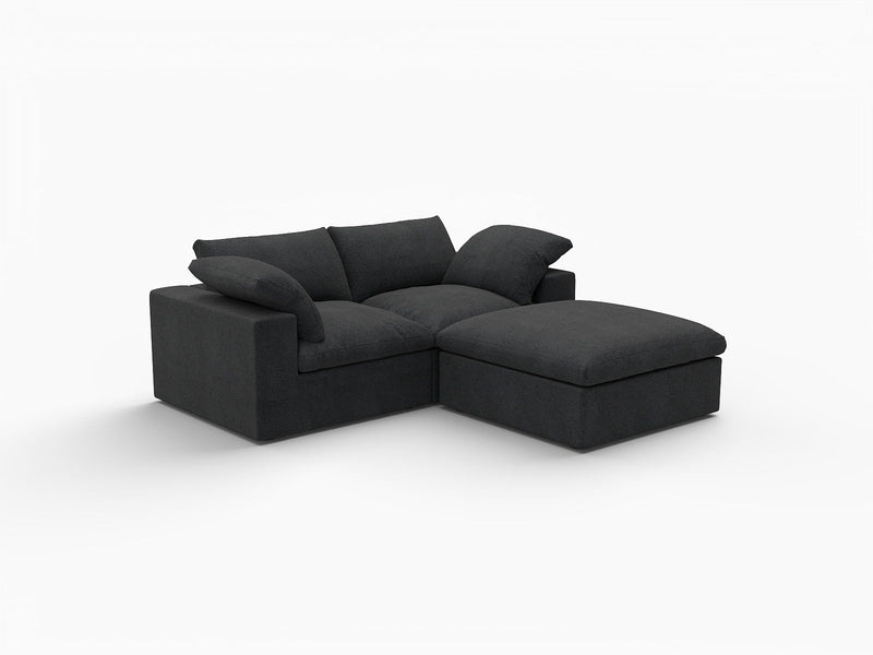 Blend Modular L Shaped Three Piece Corner Sectional - Light Gray