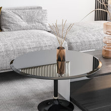 Load image into Gallery viewer, Round Tempered Glass Table Top Glass Thick Beveled Polished Edge
