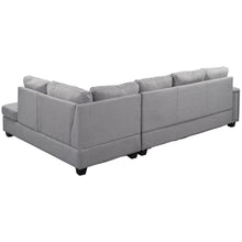 Load image into Gallery viewer, Orisfur. Reversible Sectional Sofa Space Saving with Storage Ottoman Rivet Ornament L-shape Couch for Large Space Dorm Apartment
