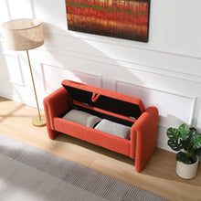 Load image into Gallery viewer, Modern Teddy Upholstered Large Bed End Bench With Arms And Storage
