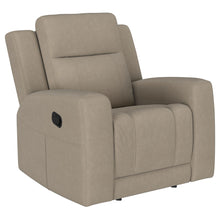 Load image into Gallery viewer, Slater - Upholstered Recliner Chair With Manual Recline - Taupe
