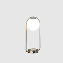 Load image into Gallery viewer, Clip Globe USB Table Lamp - Silver
