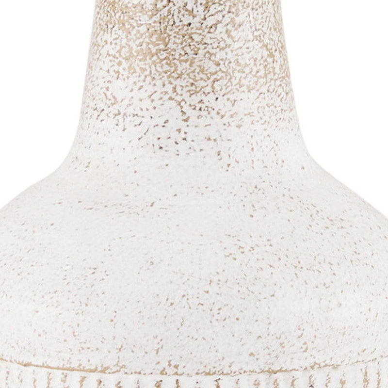 Geometric Cylinder Table Vase (608319) - Off White / Off White