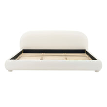 Load image into Gallery viewer, Upholstered Simple Modern Bedroom Bed With Curved Headboard
