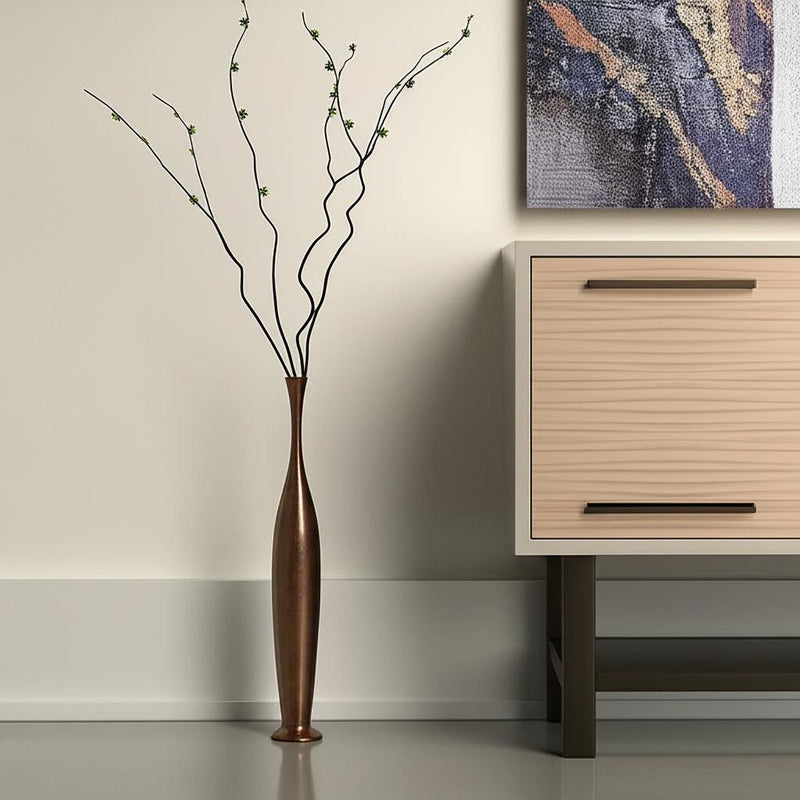 Floor Vase (628111) - Burnished Brown