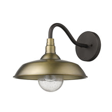 Load image into Gallery viewer, Burry 1-Light Wall Light - Antique Brass
