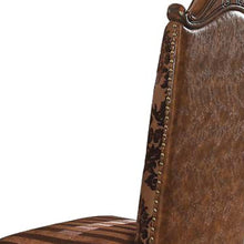 Load image into Gallery viewer, Upholstered Faux Leather Queen Anne Back Dining Side Chairs (Set of 2) - Brown
