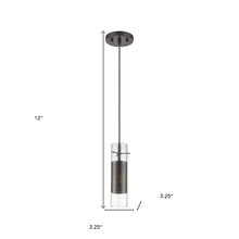 Load image into Gallery viewer, Glass Mesh Shade Hanging Light - Bronze
