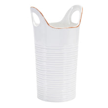 Load image into Gallery viewer, Round Table Vases (Set of 2) - White / White
