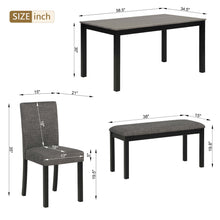 Load image into Gallery viewer, Modern Dining Table Set With Upholstered Chairs For Dining Room
