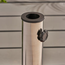 Load image into Gallery viewer, Wheelie - Round Umbrella Base With Stainless Steel Holder
