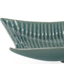 Load image into Gallery viewer, 20" Ceramic Vanity Tray - Blue / Green

