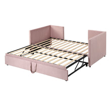 Load image into Gallery viewer, Twin Size Upholstered Daybed With Pop Up Trundle
