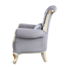 Load image into Gallery viewer, Galelvith - Chair With Pillows - Gray Fabric
